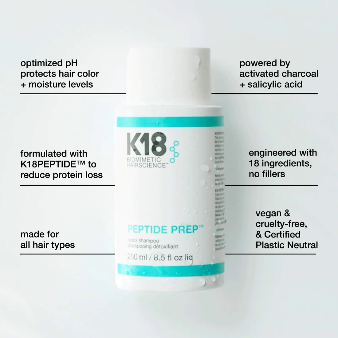 K-18 PEPTIDE PREP™ detox shampoo
